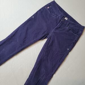 Stio Women's Size 28 Rivet Cord 5 Pocket Corduroy Pants Blue 1275